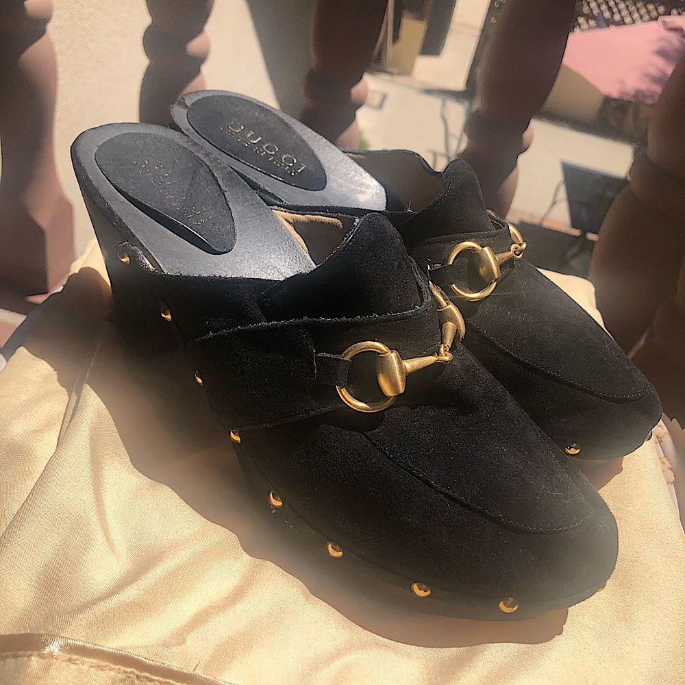 GUCCI vintage clogs SZ 40